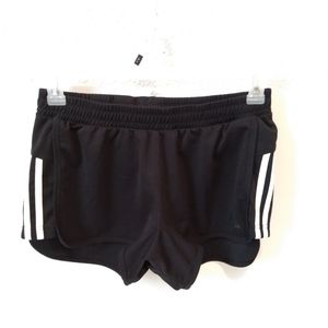 Adidas Climalite Black White Elastic Waist Short M